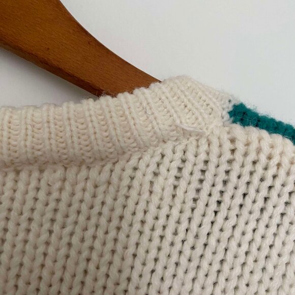 Very Rare Vintage NFL Cliff Engle Sports Football Sweater Size Medium - Picture 13 of 13